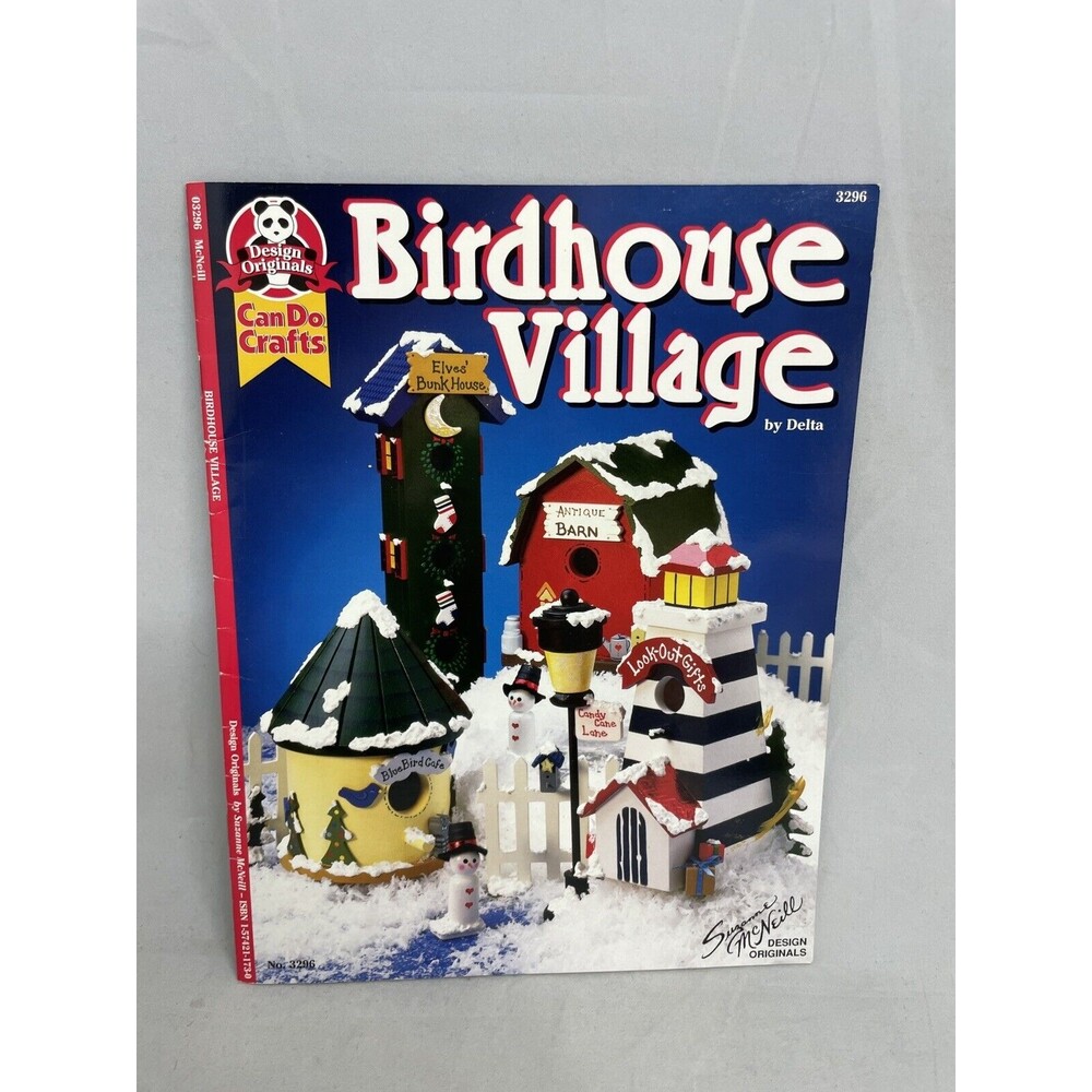 Birdhouse Village Delta Suzanne McNeill Design Originals Painting Crafts 3296